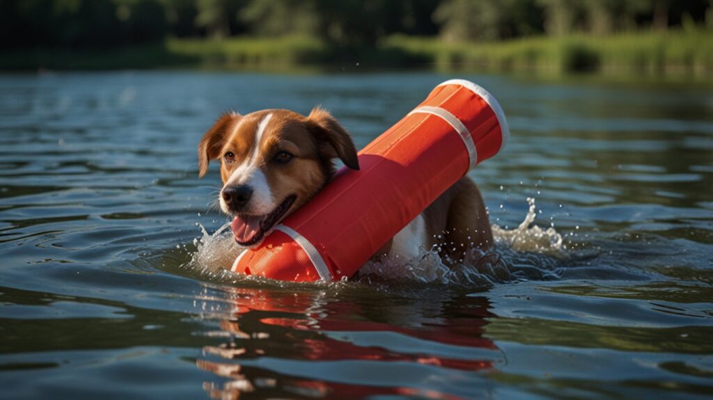 Fire Hose Floating Dog Toy